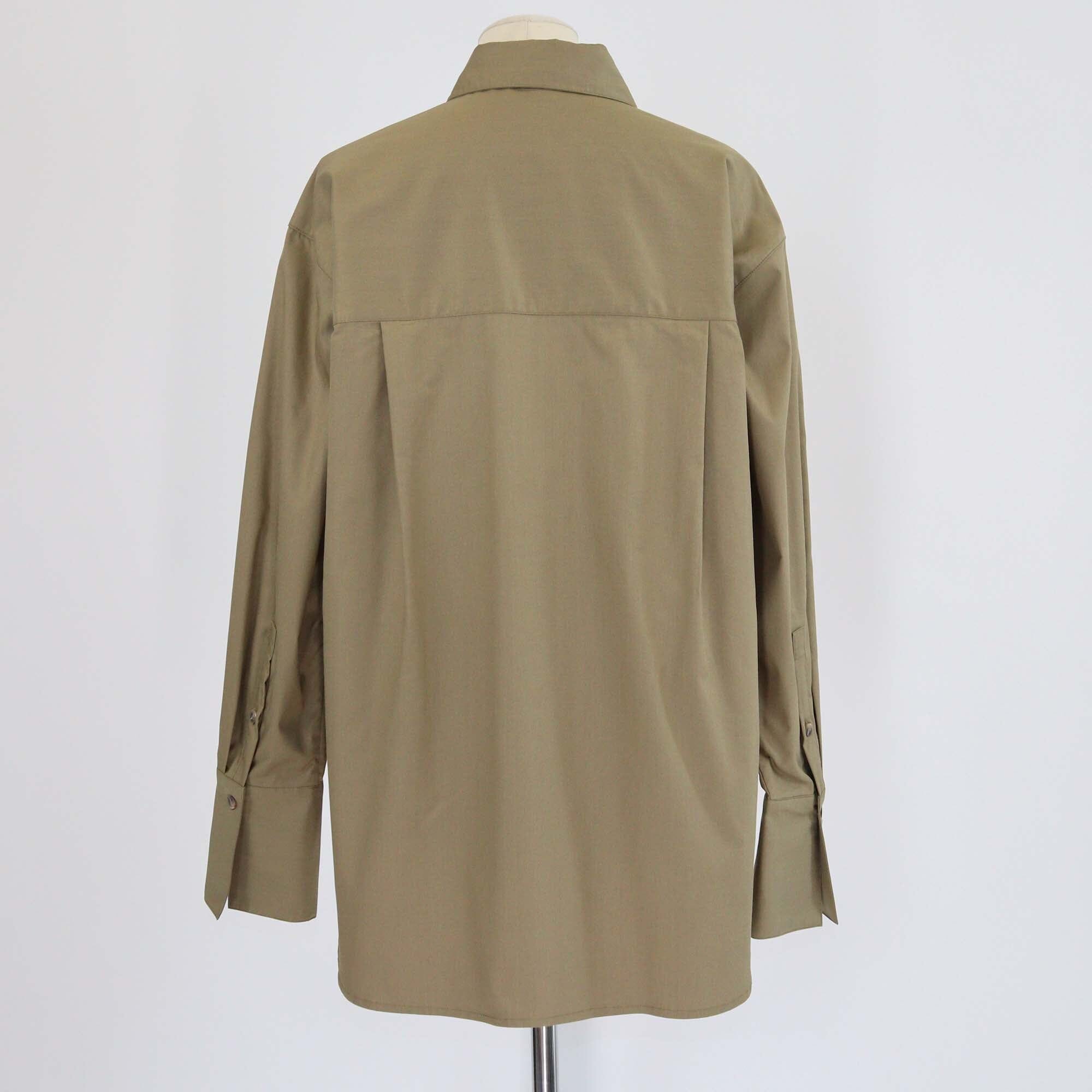Shona Joy Green Patch Pocket Detailed Sabado Oversized Shirt Womens Shona Joy 