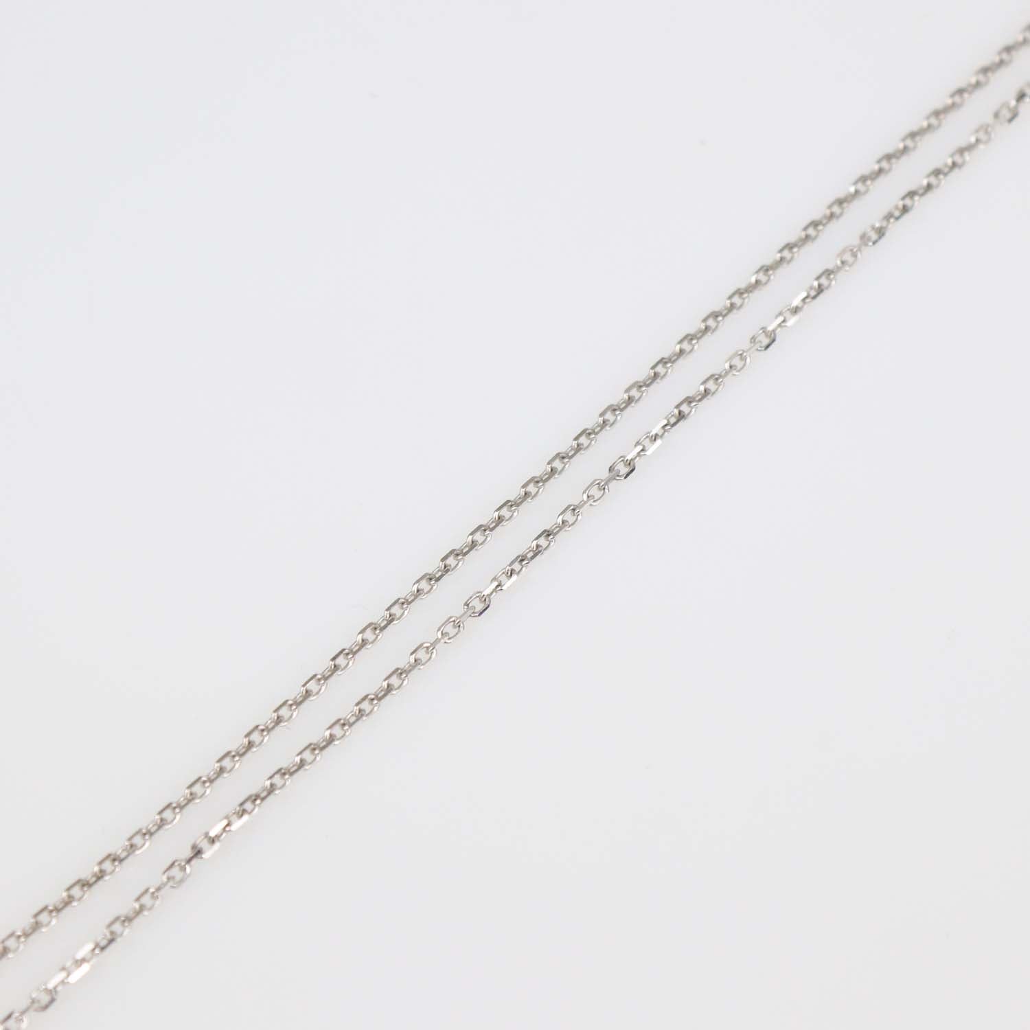 Cartier 18K White Gold Diamond Hinalia Necklace
