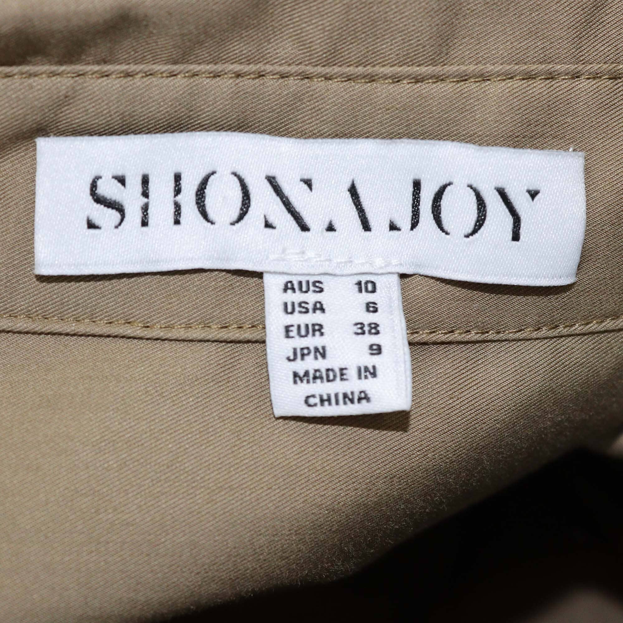 Shona Joy Green Patch Pocket Detailed Sabado Oversized Shirt Womens Shona Joy 