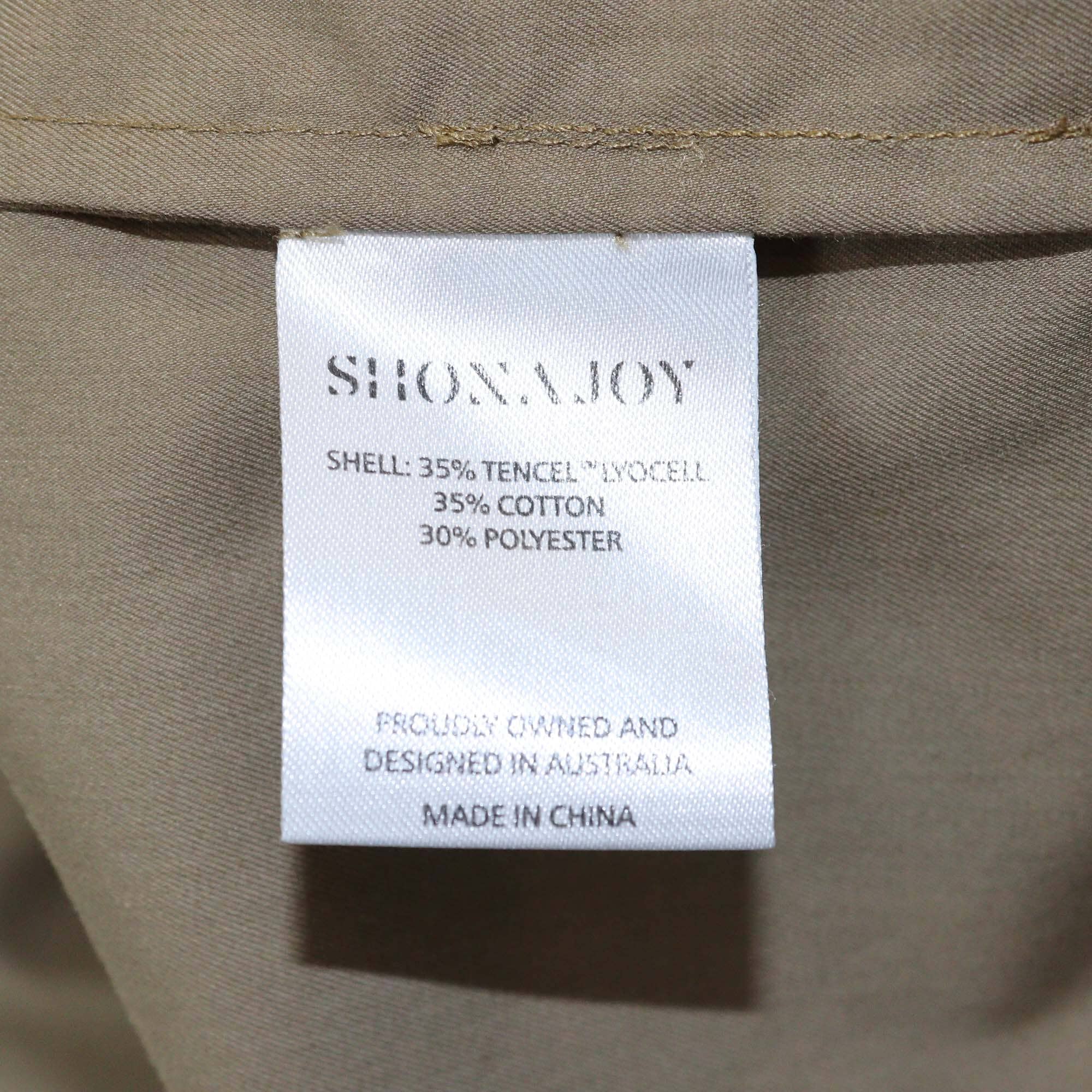 Shona Joy Green Patch Pocket Detailed Sabado Oversized Shirt Womens Shona Joy 