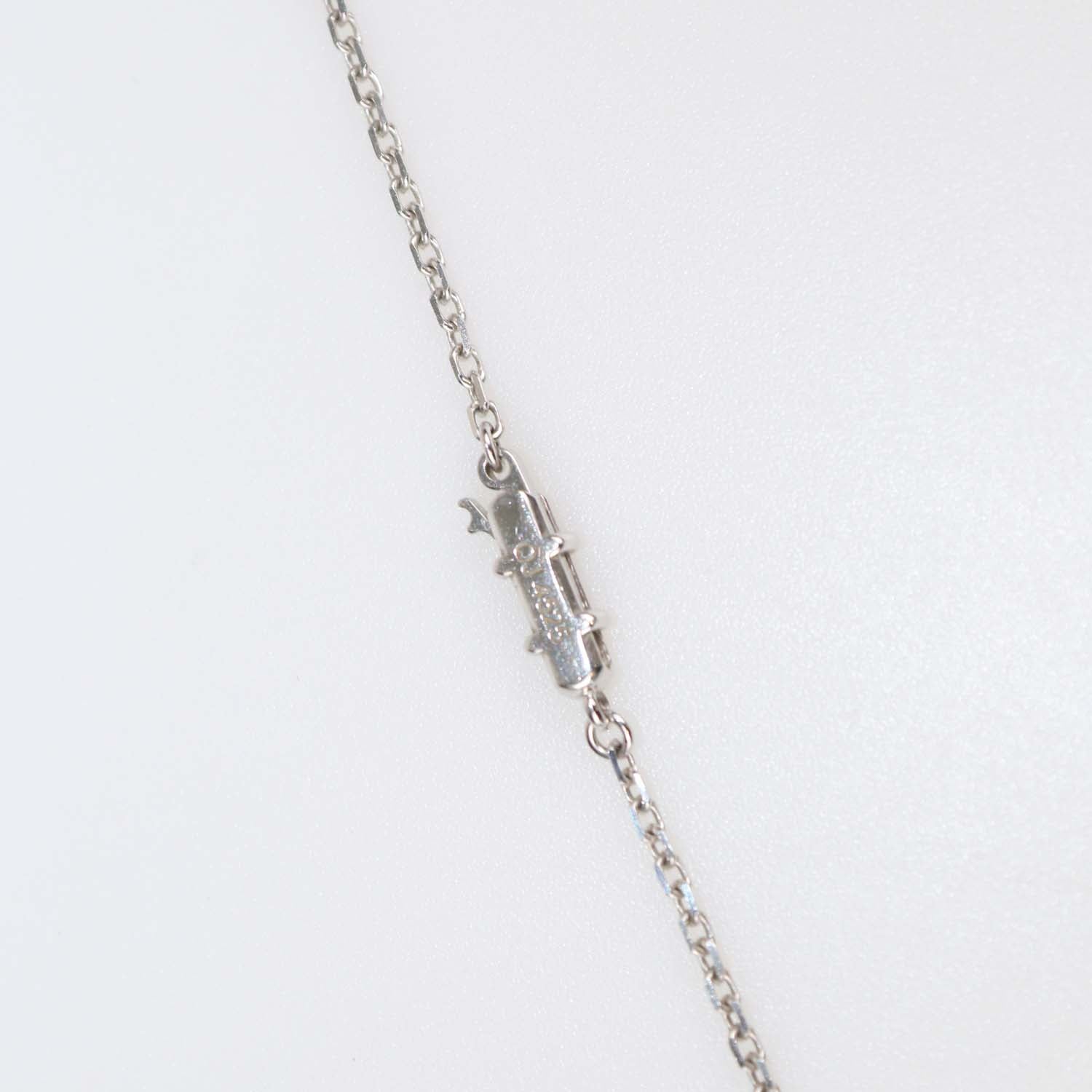 Cartier 18K White Gold Diamond Hinalia Necklace
