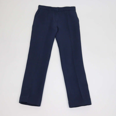 Christian Dior Blue Wool Blended Straight Fit Trouser