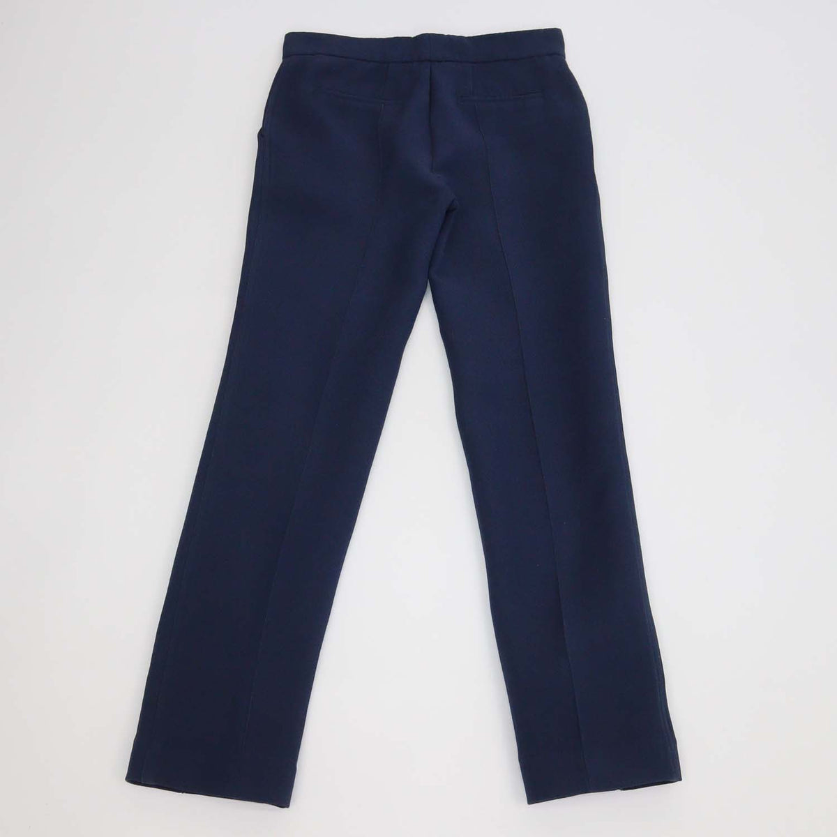 Christian Dior Blue Wool Blended Straight Fit Trouser