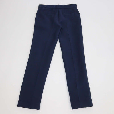 Christian Dior Blue Wool Blended Straight Fit Trouser