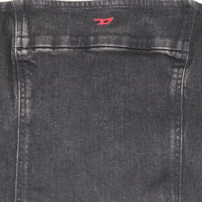 Diesel Black Denim Tube Top