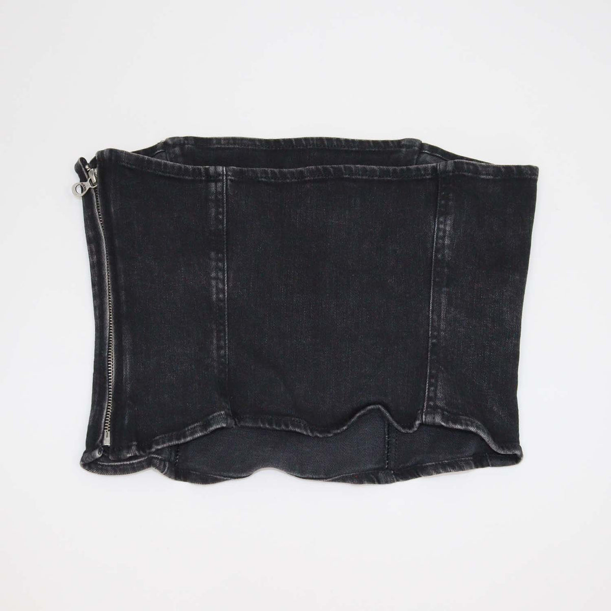 Diesel Black Denim Tube Top