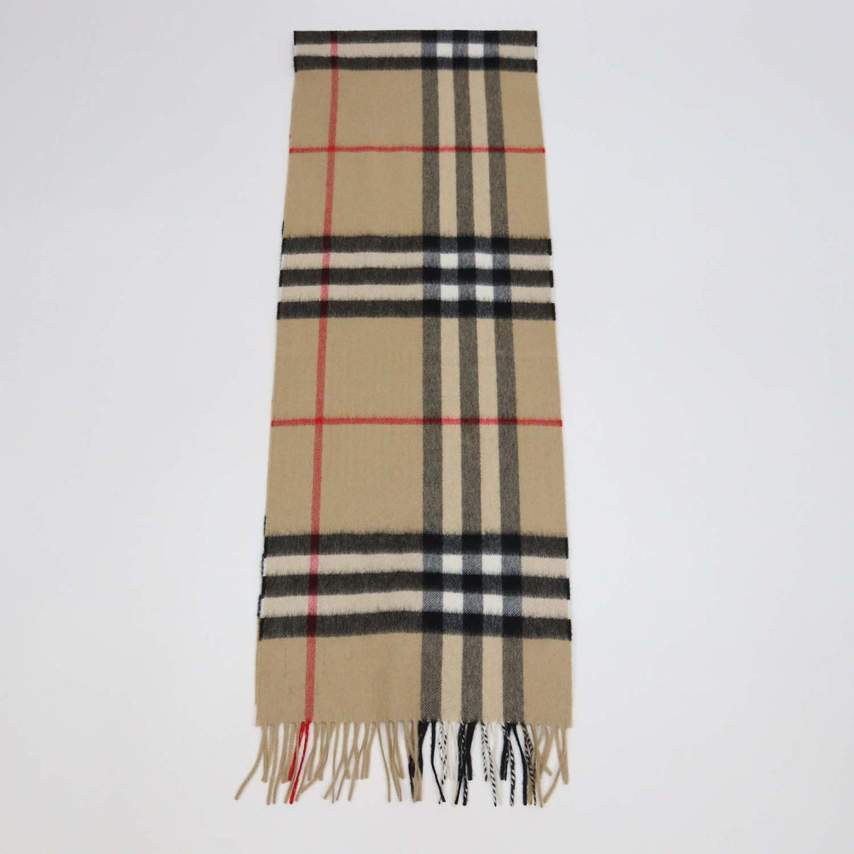 Burberry Archive Beige Wool Giant Check Scarf