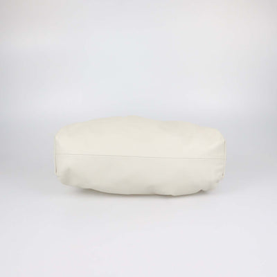Bottega Veneta Off White Leather Medium The Pouch Bag
