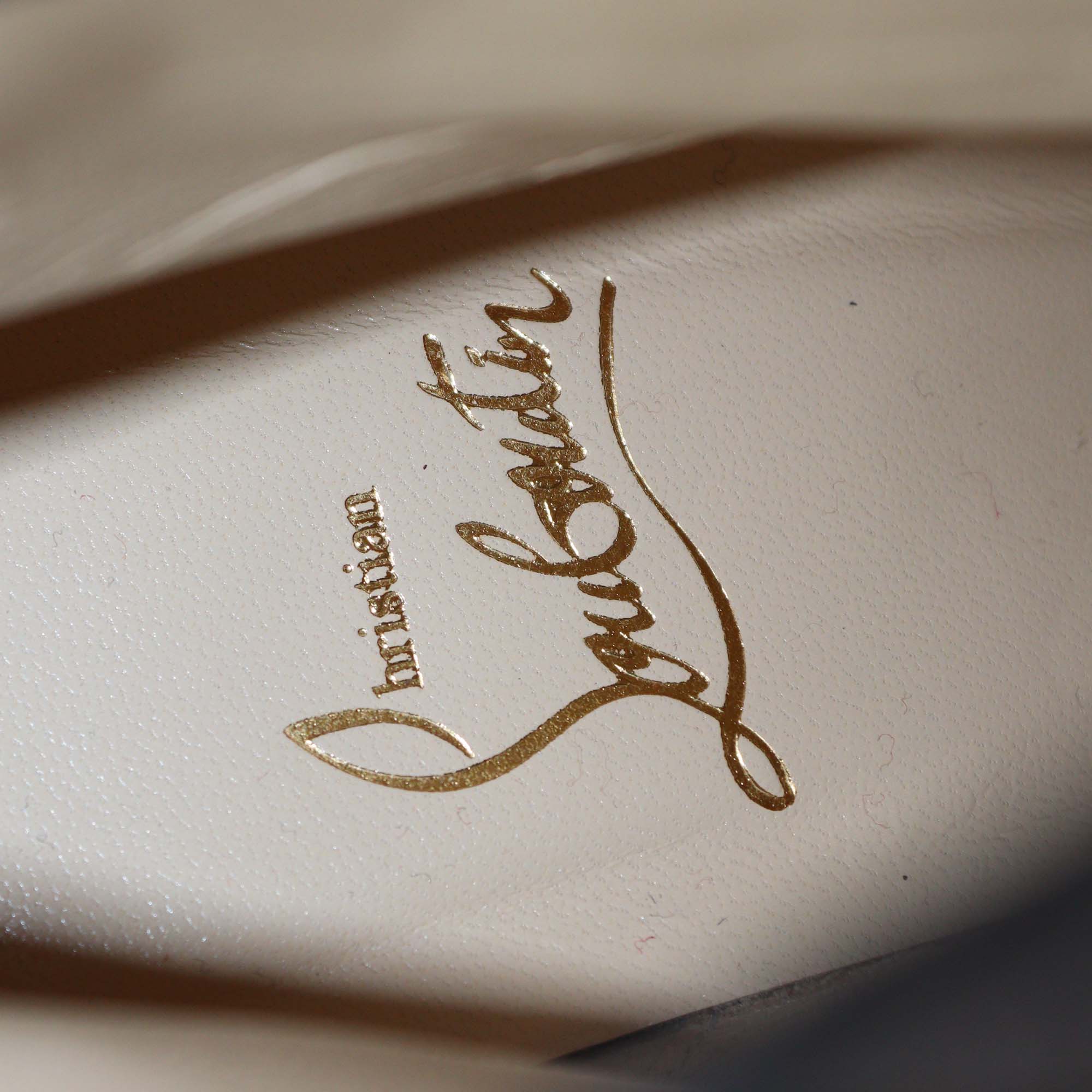 Christian Louboutin Ash Grey Suede Platform Ankle Booties