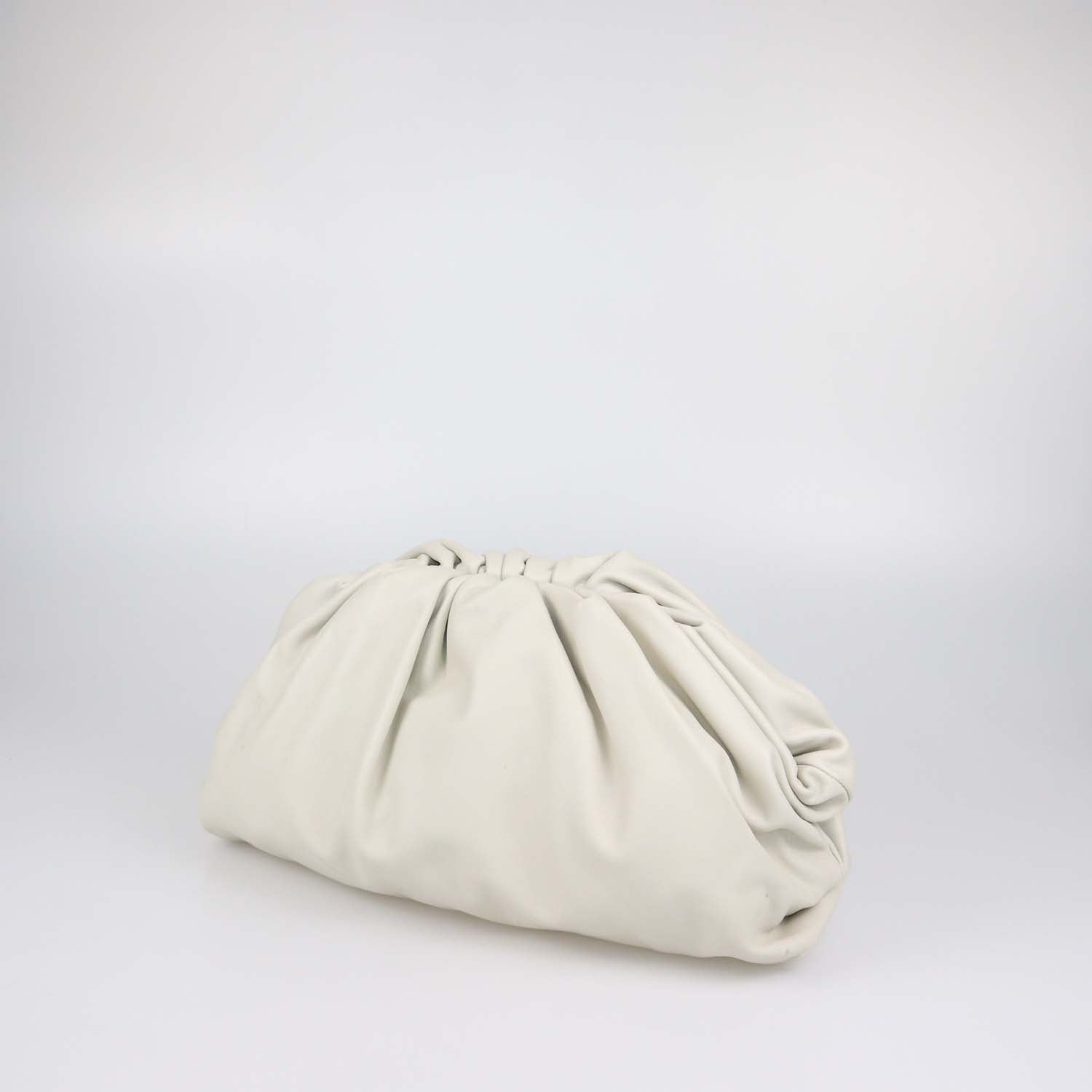 Bottega Veneta Off White Leather Medium The Pouch Bag