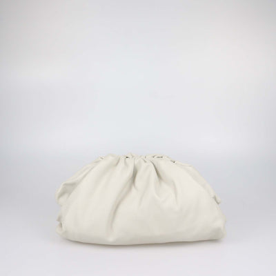 Bottega Veneta Off White Leather Medium The Pouch Bag