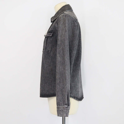 Maje Grey Denim Jacket
