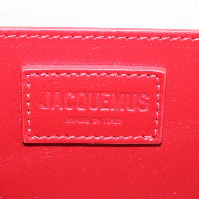 Jacquemus Red Calf Hair Le Bambino Long Shoulder Bag