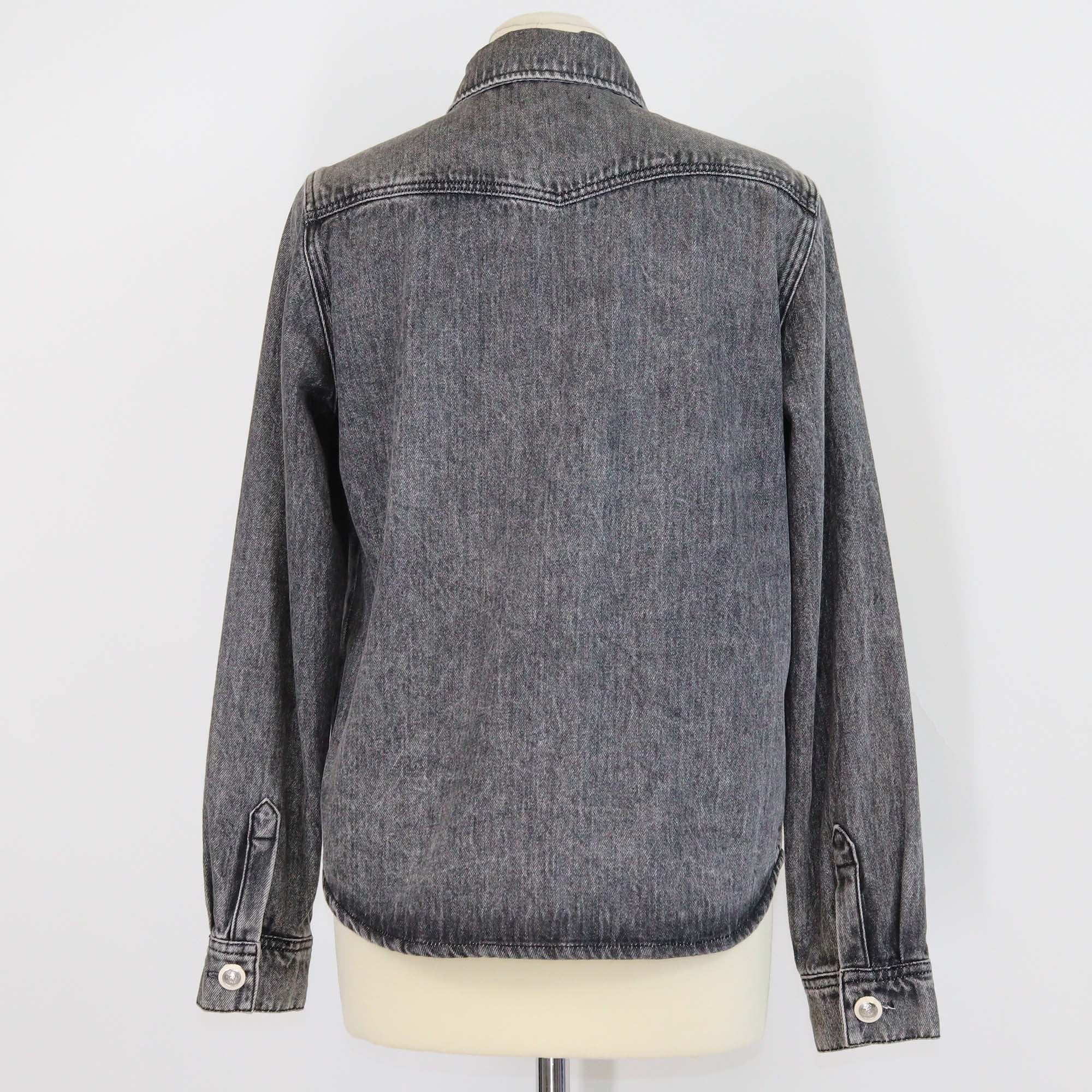 Maje Grey Denim Jacket