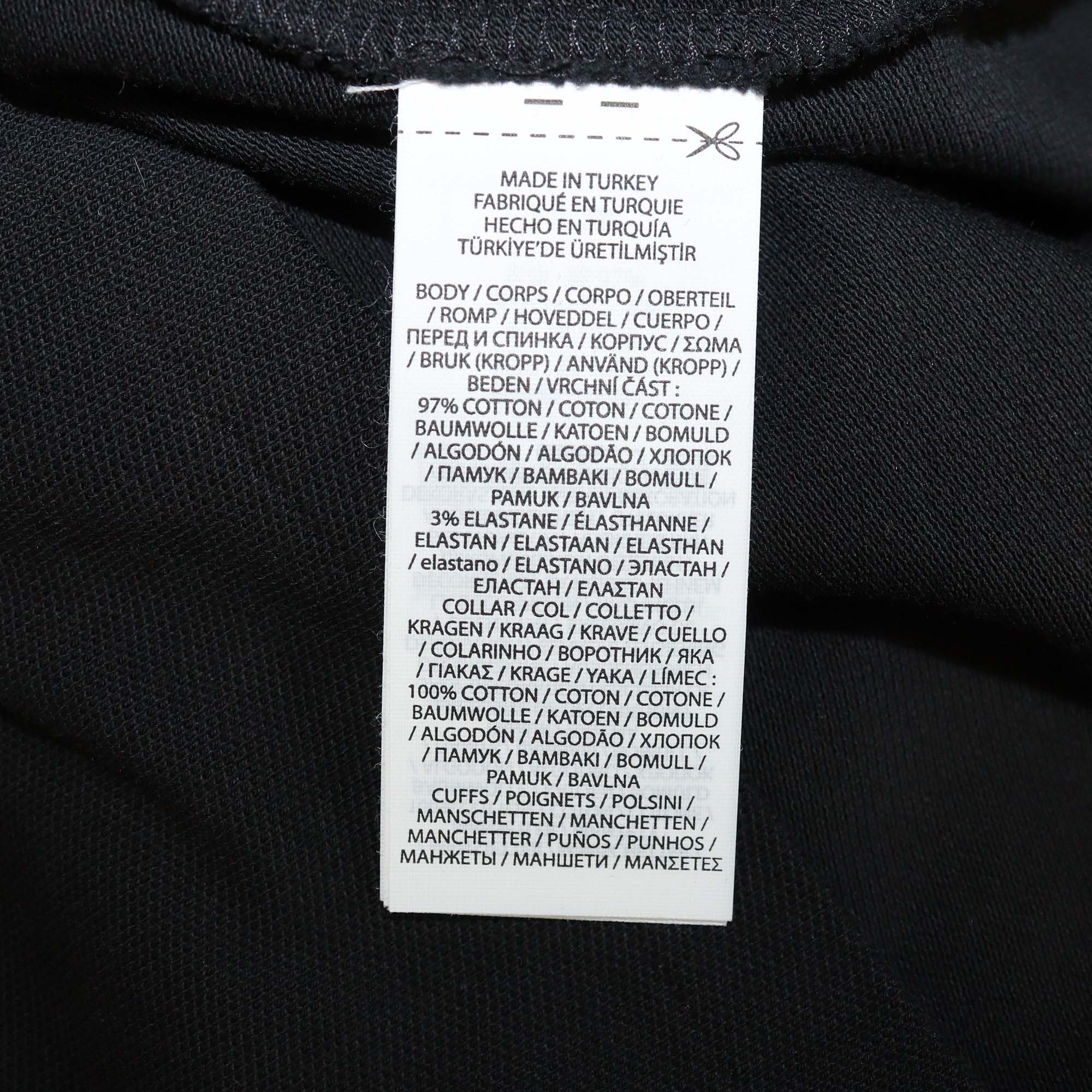 Polo Ralph Lauren Black Logo Print Slim Fit Jersey Polo T-Shirt