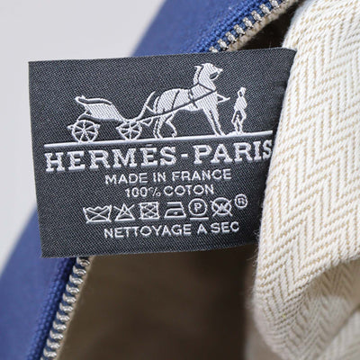 Hermes Marine Canvas Small Bride-a-Brac Case