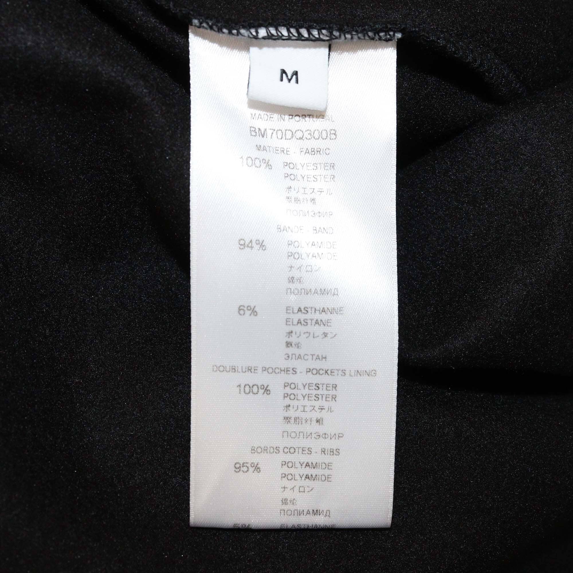 Givenchy Black Logo Tape Zip Up Track Jacket Mens Givenchy 