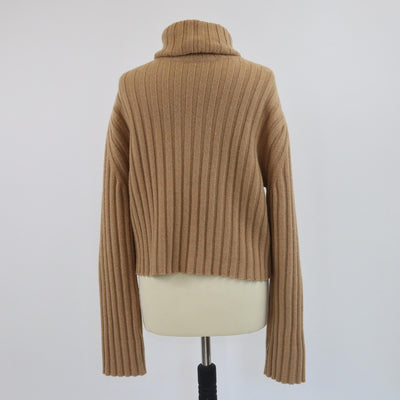 Gucci Brown Long Sleeve Turtle Neck Sweater Womens Gucci 