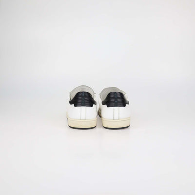 Saint Laurent White,Black Mesh and Leather Low Top Sneakers
