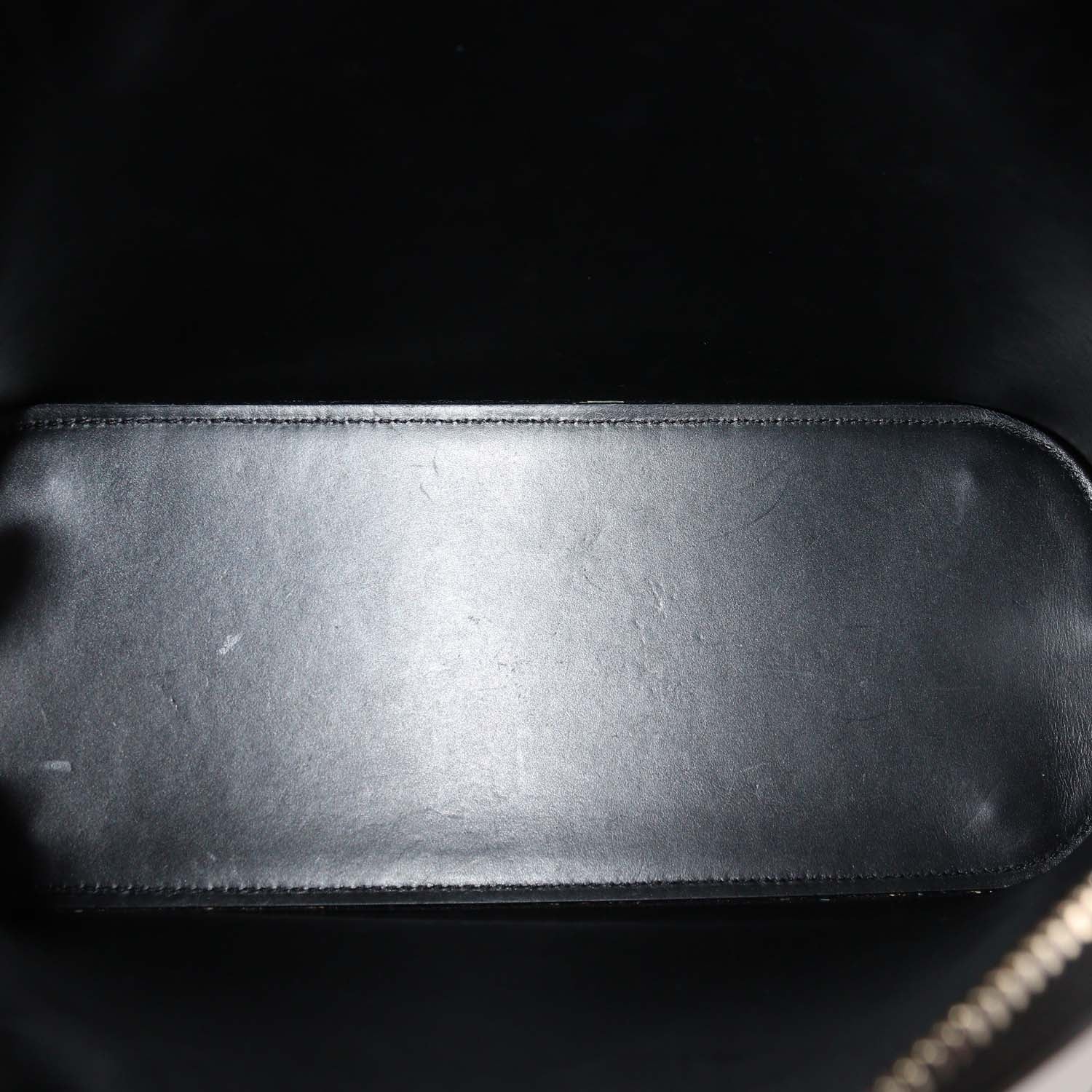 The Row Black Leather Nina Satchel