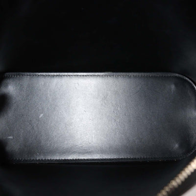 The Row Black Leather Nina Satchel