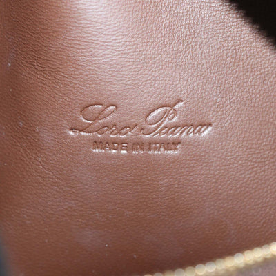 Loro Piana Dark Brown Lizard Extra Pocket L19 Pouch