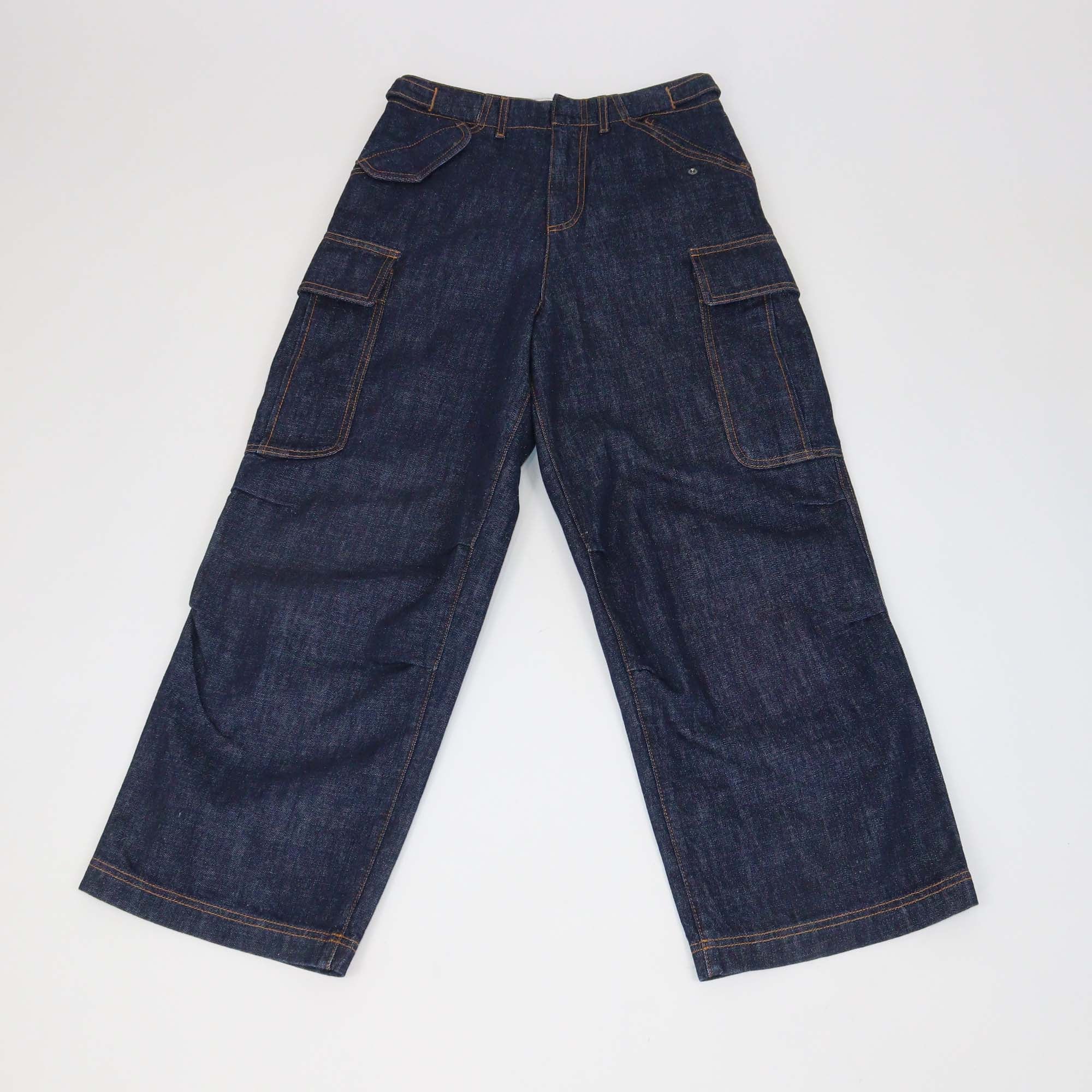 Christian Dior Dark Blue Denim 8 Cargo Jeans