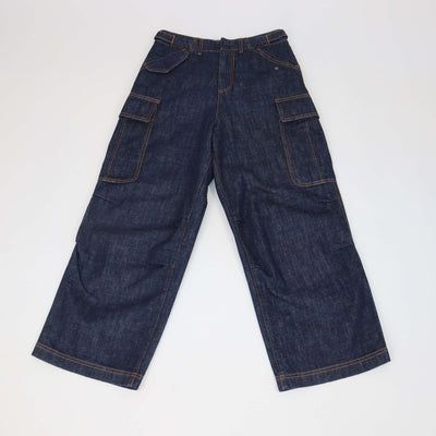 Christian Dior Dark Blue Denim 8 Cargo Jeans