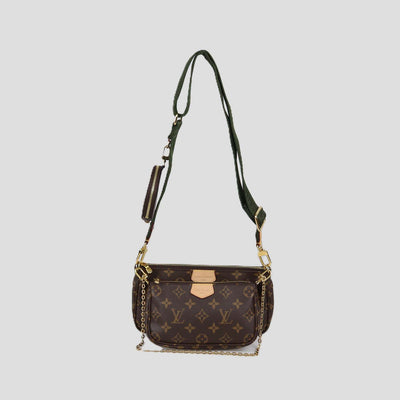 Louis Vuitton Khaki Monogram Canvas Multi Pochette Accessories Bag