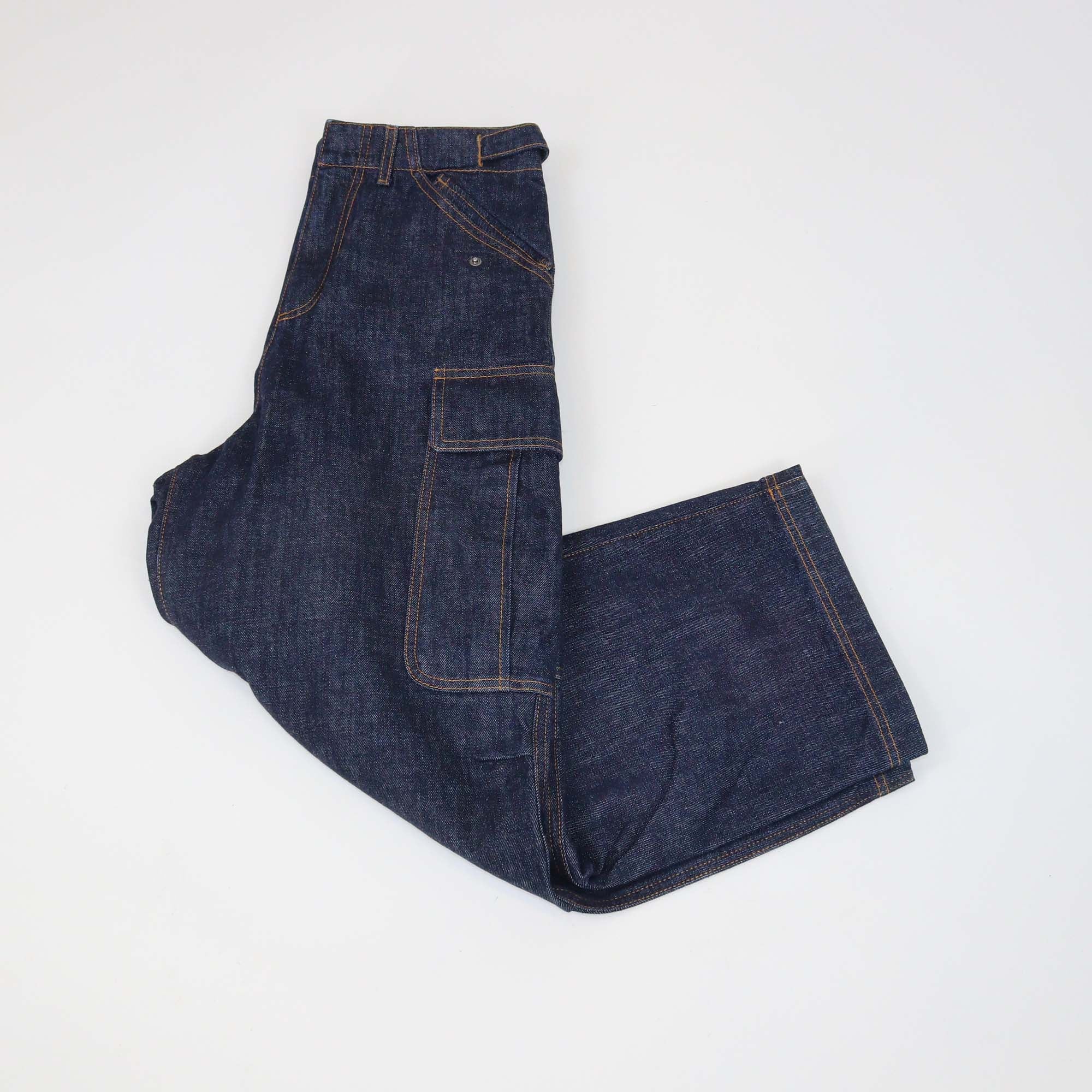 Christian Dior Dark Blue Denim 8 Cargo Jeans