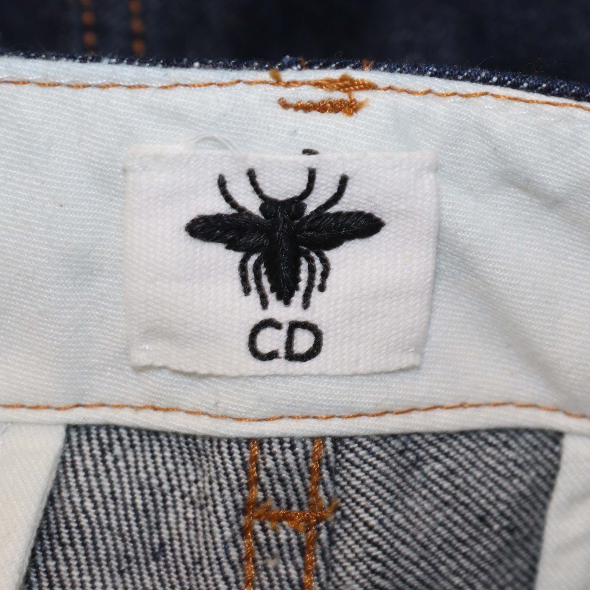 Christian Dior Dark Blue Denim 8 Cargo Jeans