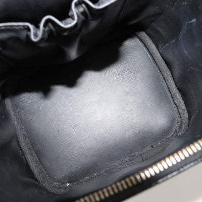 Chanel Black Caviar Leather CC Vanity Top Handle Bag