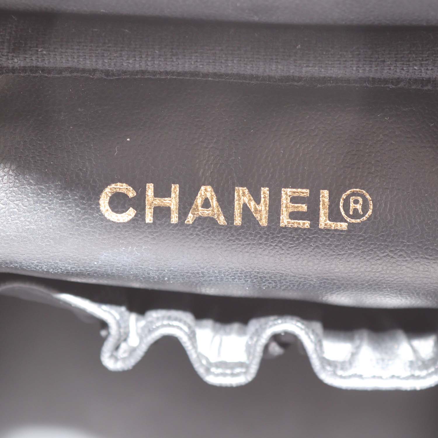 Chanel Black Caviar Leather CC Vanity Top Handle Bag