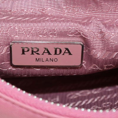 Prada Pink Nylon and Saffiano Leather Re-Edition 2005 Shoulder Bag