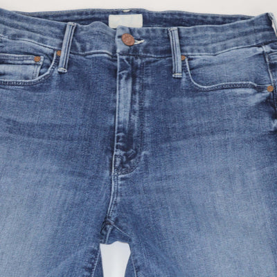 Mother Blue Denim High Waisted Looker Jeans