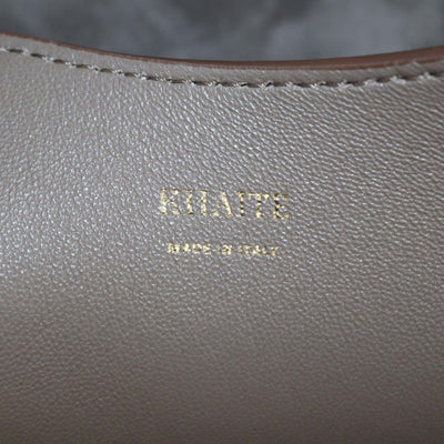 Khaite Brown Suede Medium Lotus Hobo