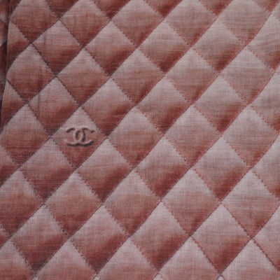 Chanel Brown Cashmere CC Logo Printed Scarf