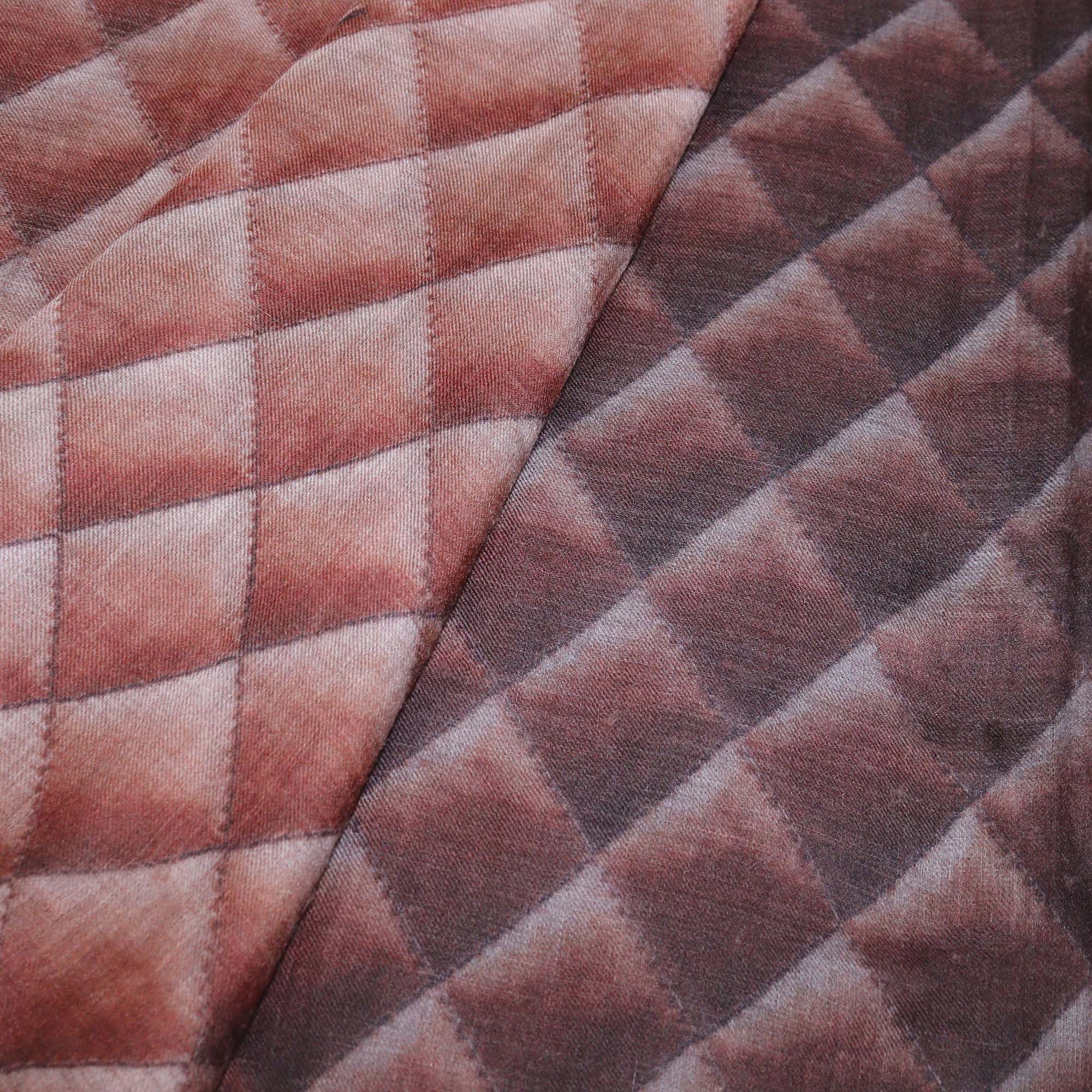 Chanel Brown Cashmere CC Logo Printed Scarf