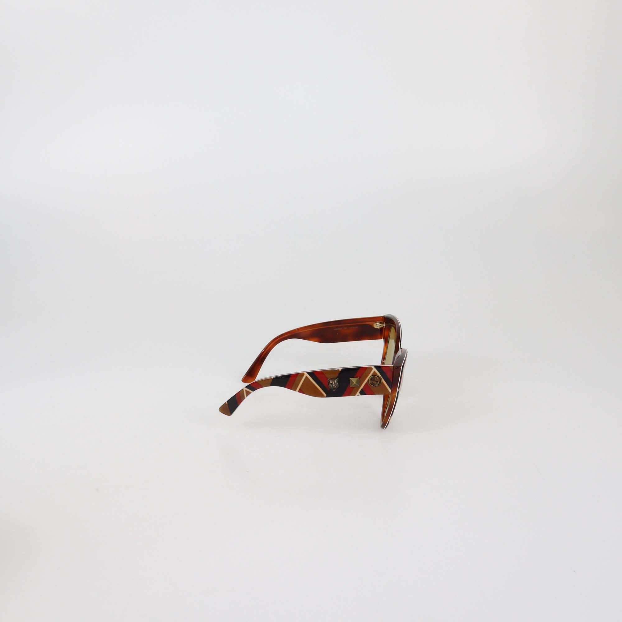 Gucci Multicolor Square Oversized Sunglasses