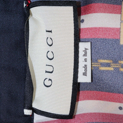 Gucci Multicolor Printed Silk Button Front Tunic Shirt and Trouser Set