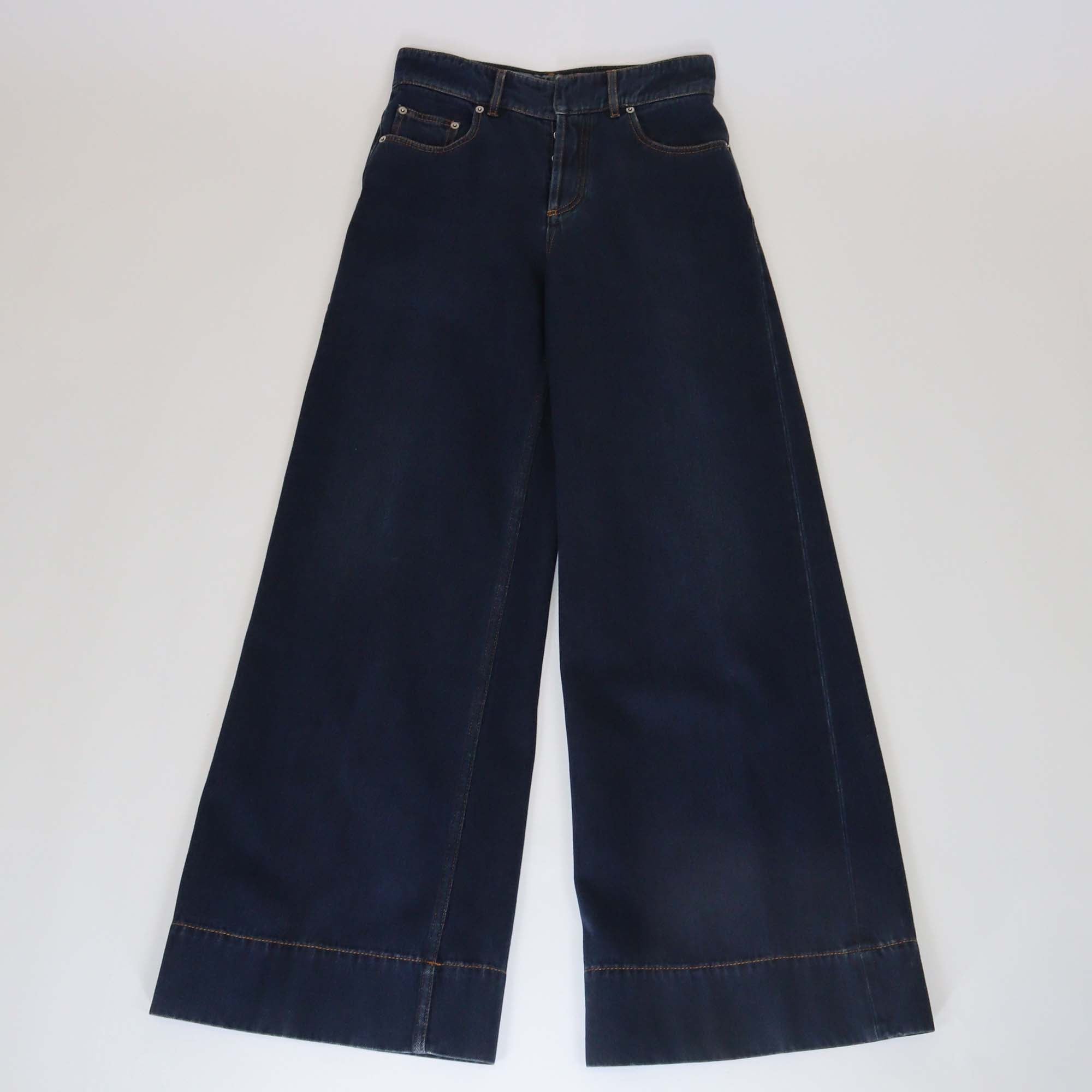 Christian Dior Dark Blue Denim Flared Jeans