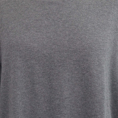 Loro Piana Dark Grey Cotton Ray Crew Neck T-Shirt