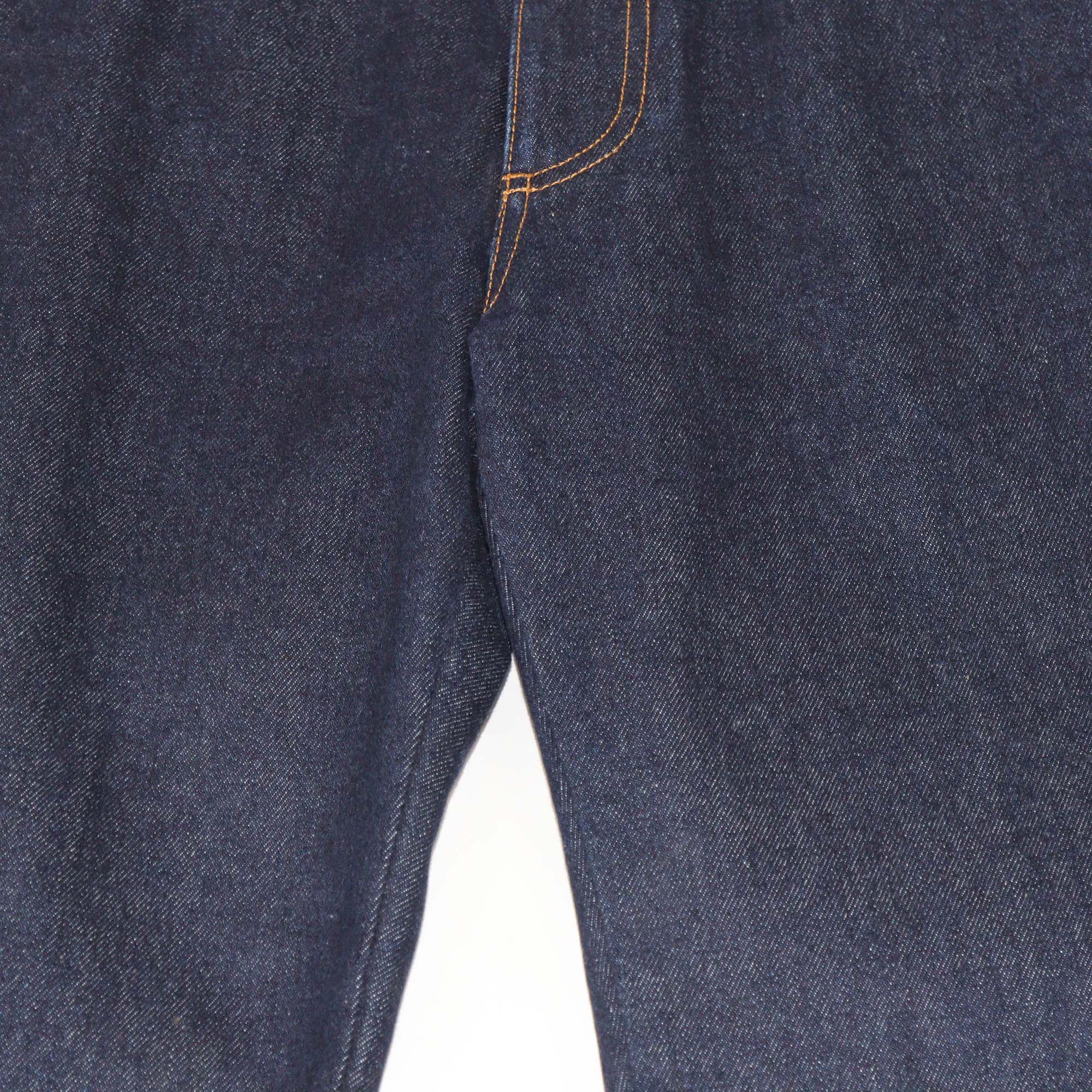 Christian Dior Dark Blue Denim Straight Cut Jeans
