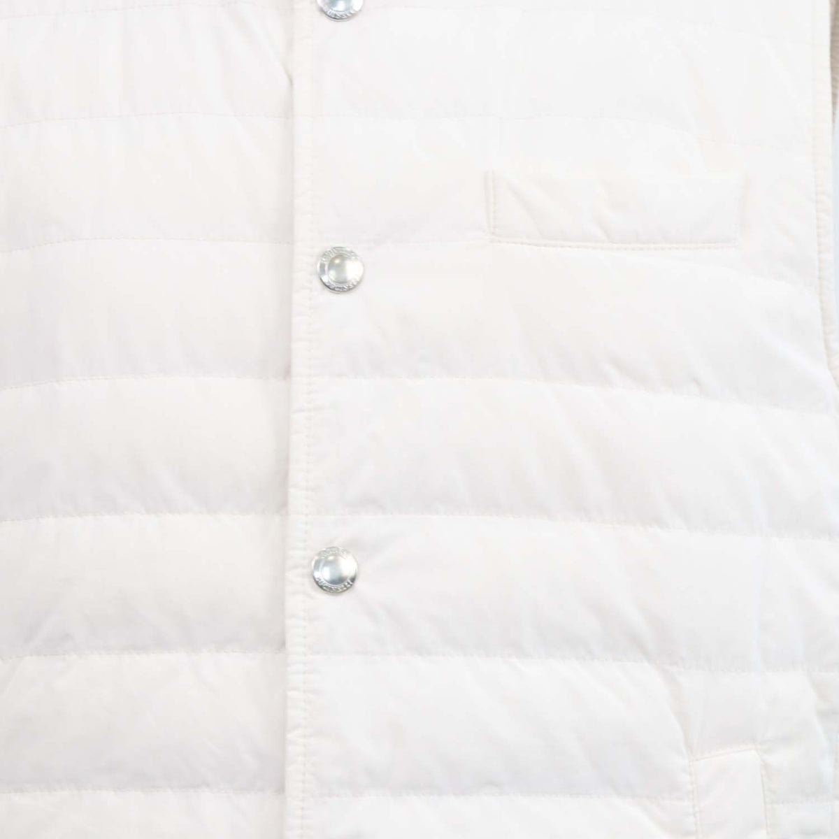 Brunello Cucinelli Off White Blend Polyester Down Vest