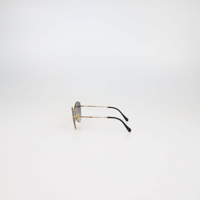 Miu Miu Grey/Gold Gradient Butterfly Sunglasses