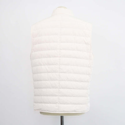 Brunello Cucinelli Off White Blend Polyester Down Vest
