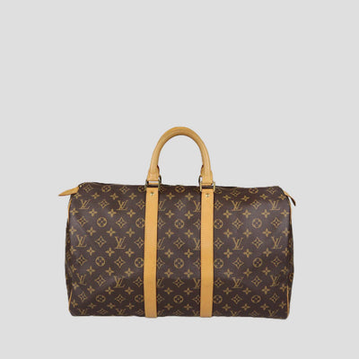 Louis Vuitton Monogram Canvas Keepall 45 Bag