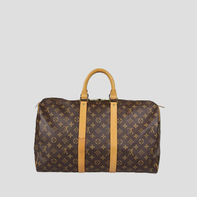 Louis Vuitton Monogram Canvas Keepall 45 Bag