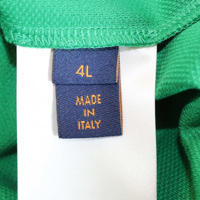 Louis Vuitton Green Pin Logo Embroidered Cotton Polo Shirt