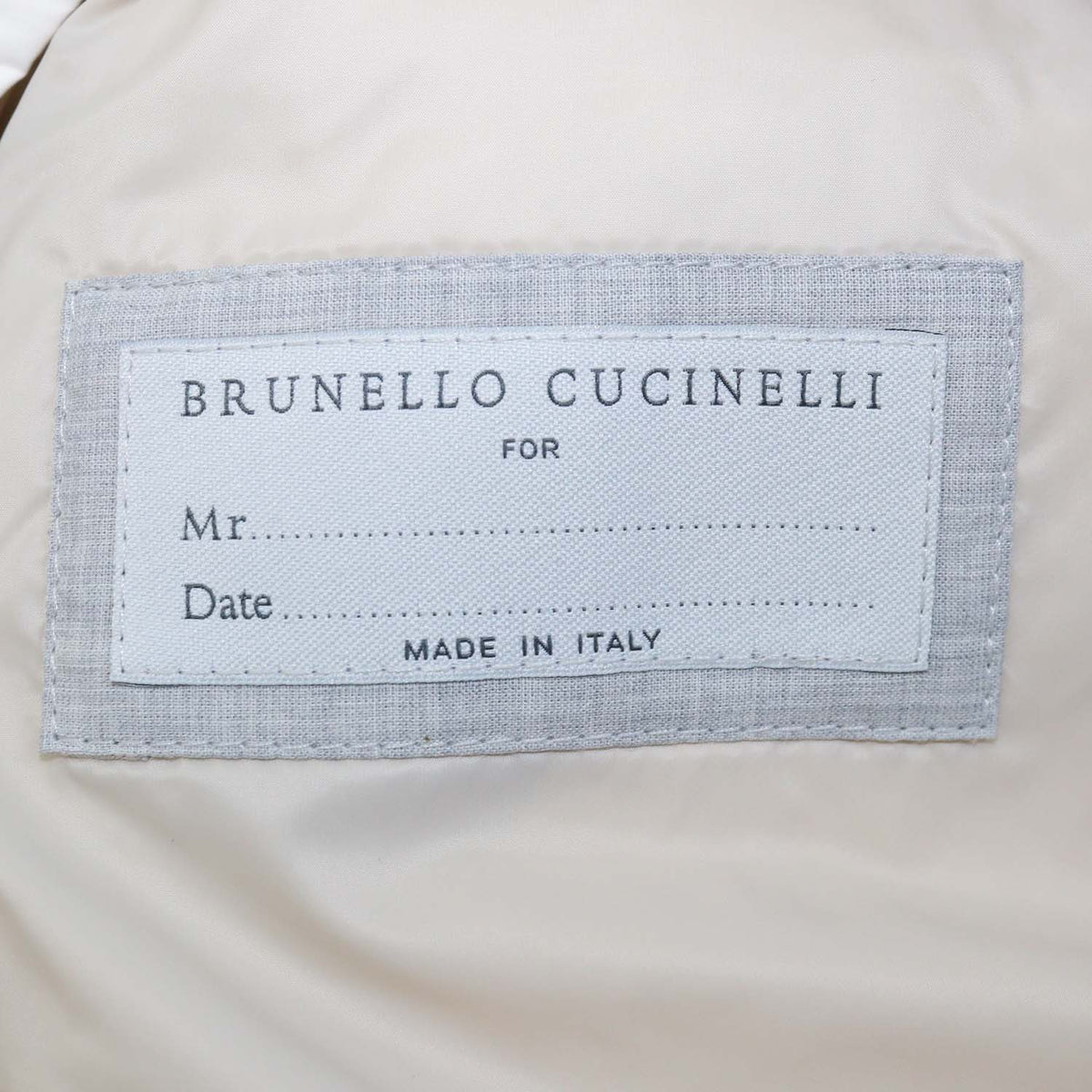 Brunello Cucinelli Off White Blend Polyester Down Vest